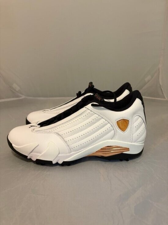 Air Jordan 14 Retro Golf shoes US open pack white mens shoes size 10 HV4813 100 main image 4